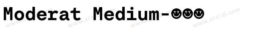 Moderat Medium字体转换